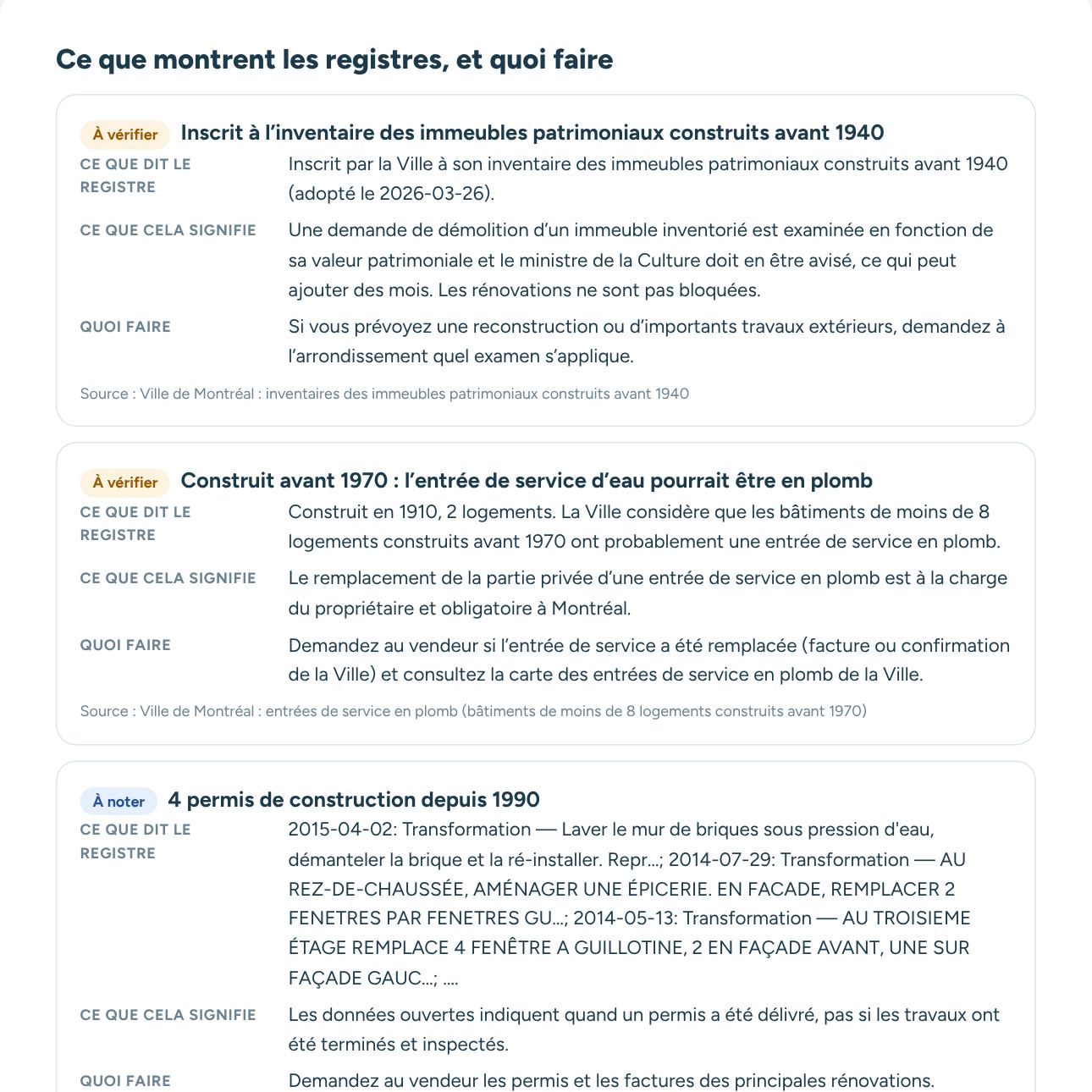 Extrait d’un rapport complet : ce que dit chaque registre, ce que cela signifie et quoi faire